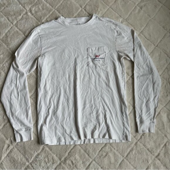 Vineyard Vines | I “Whale” Longboat Key Long Sleeve Tee | Size Extra Small - Picture 2 of 8